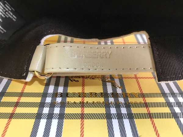 ブランド帽子角部分ディテール